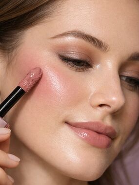 NARS Afterglow Liquid Blush in BEHAVE Mauve Pink Natural Glow Finish